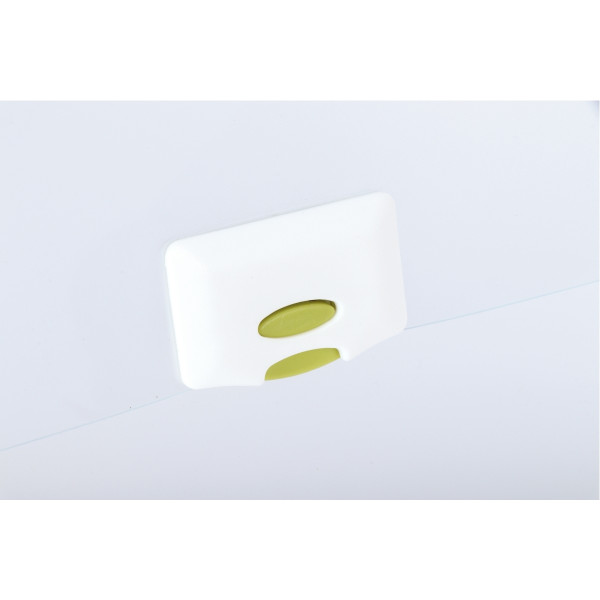 Valisette en polypropylène, dos 4 cm, incolore translucide
