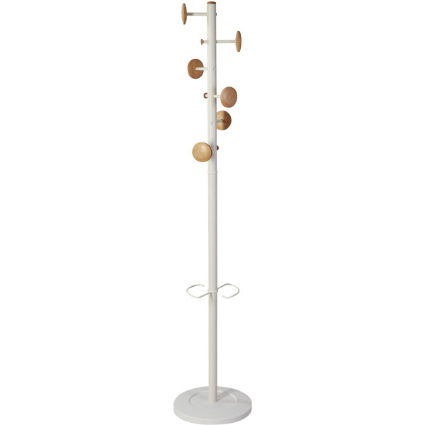 Portemanteau Music blanc et bois