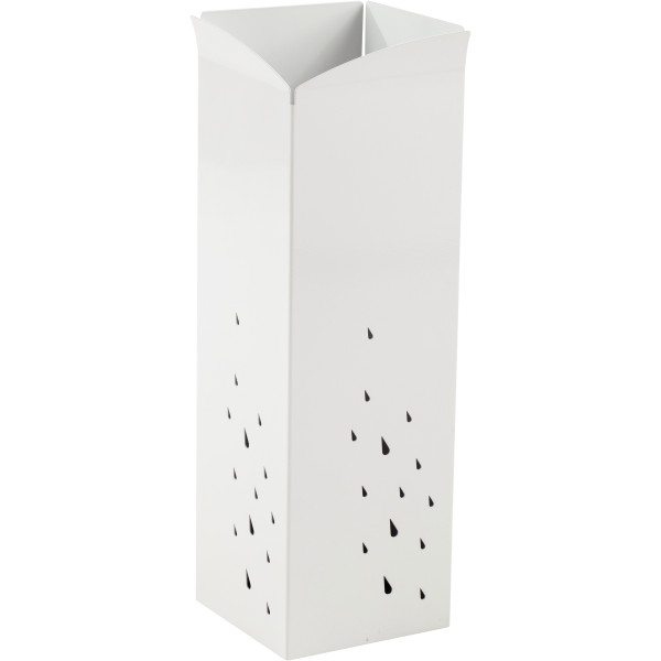 Porte parapluie métal blanc