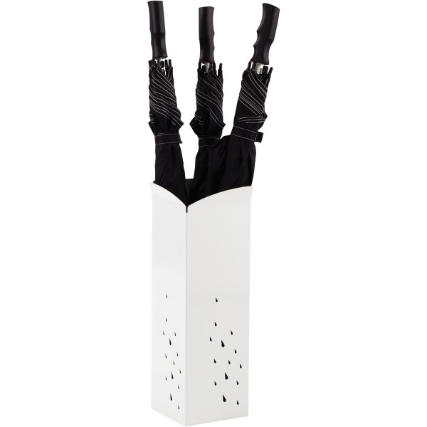 Porte parapluie métal blanc