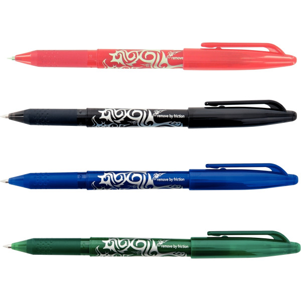 Pochette de 4 rollers Frixion Ball standard assortis