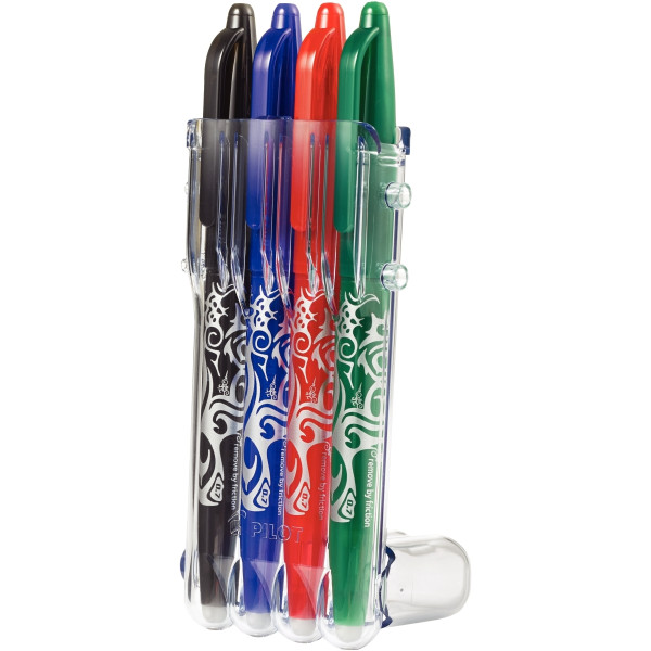 Pochette de 4 rollers Frixion Ball standard assortis
