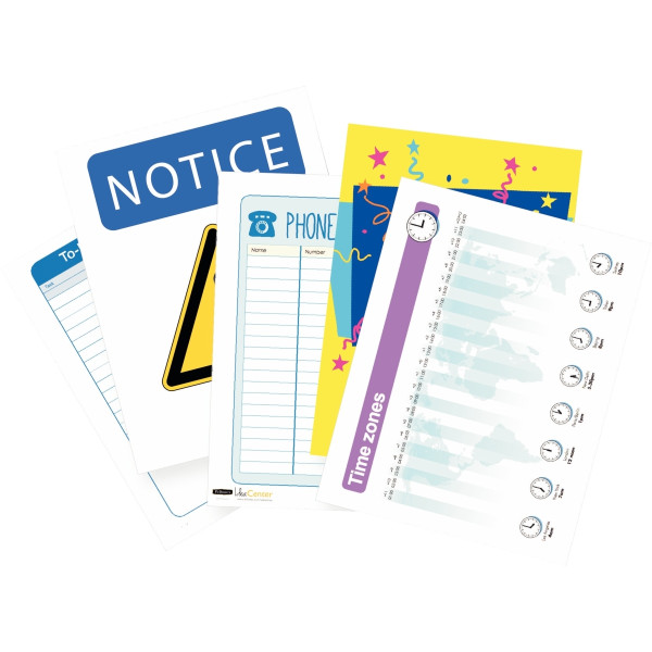Boite de 100 pochettes à plastifier format 216x303mm pour document A4 ép 75/80µ