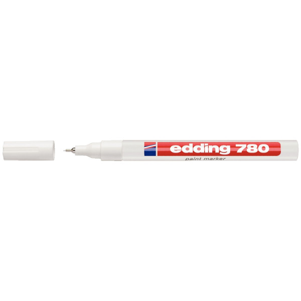 Marqueur peinture permanent E780 pointe fine blanc
