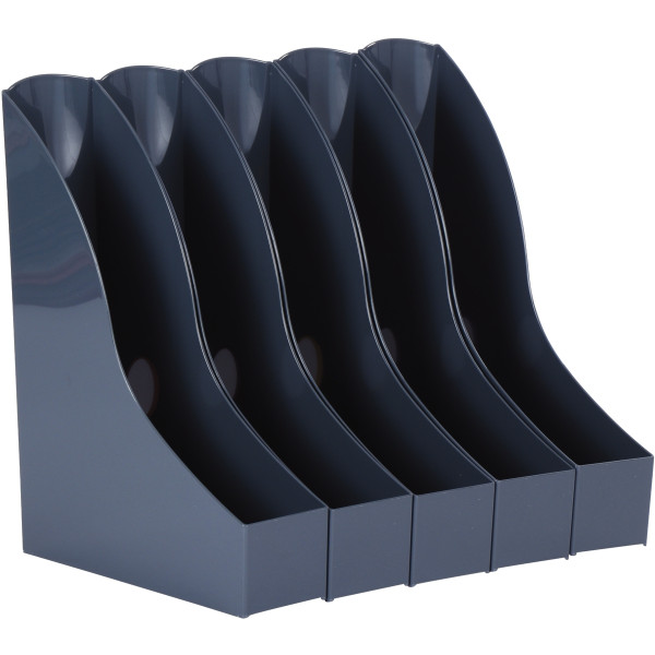 Lot de 5 porte-revues VARICOLOR gris