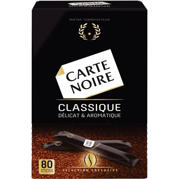 Boite de 80 sticks de café CARTE NOIRE