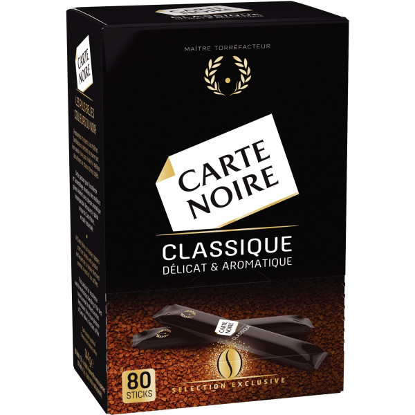 Boite de 80 sticks de café CARTE NOIRE