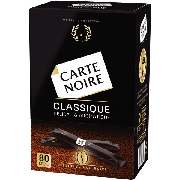 Boite de 80 sticks de café CARTE NOIRE