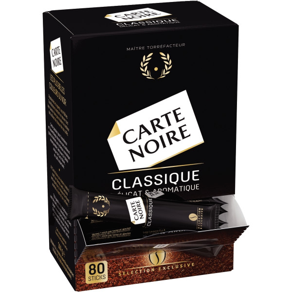 Boite de 80 sticks de café CARTE NOIRE