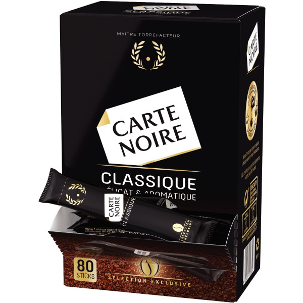 Boite de 80 sticks de café CARTE NOIRE