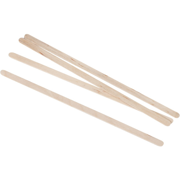 Boîte de 1000 agitateurs en bois 14cm