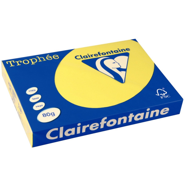 Ramette de 500 feuilles format A3 80g soleil CLAIREFONTAINE