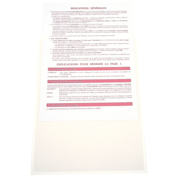 Blister de 10 pochettes adhésives en polypropylène 305x220mm