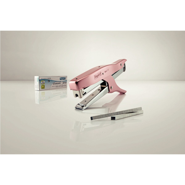 Agrafeuse pince Maxi SP19 20 feuilles rose