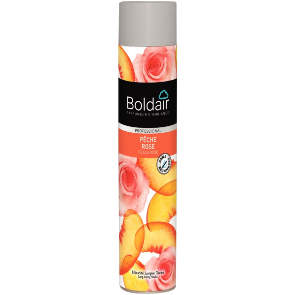 Aérosol 750ml désodorisant BOLDAIR pêche