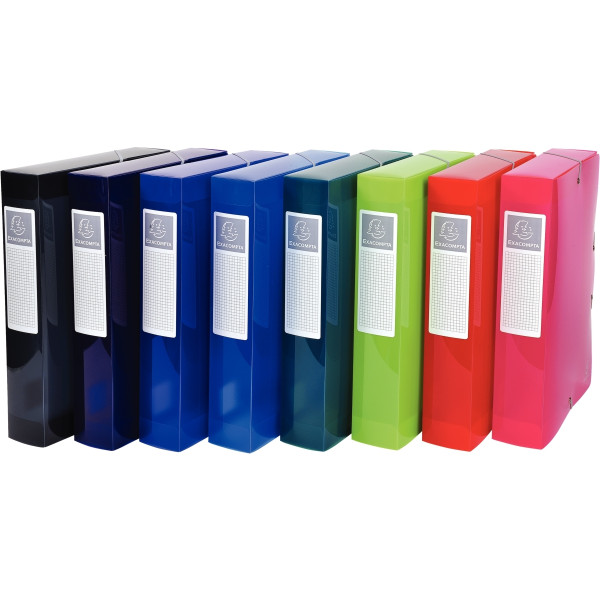 Boite de classement IDERAMA PP dos 6 cm, coloris assortis