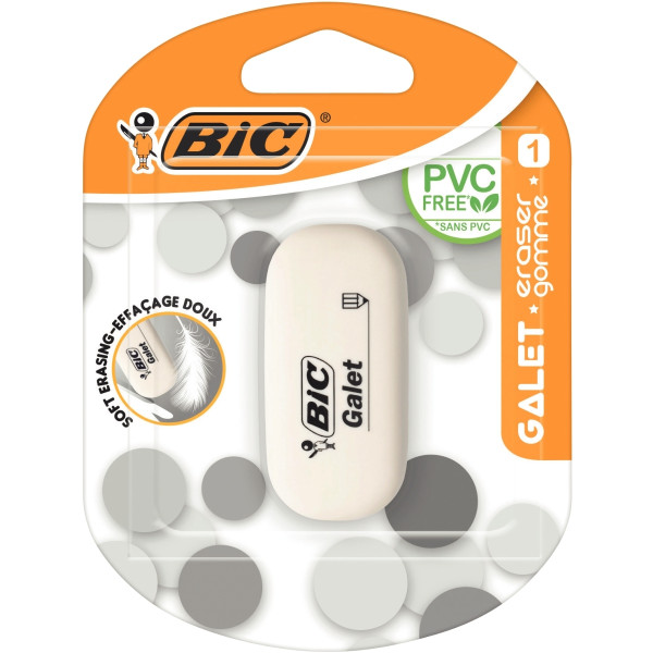Blister de 1 gomme galet