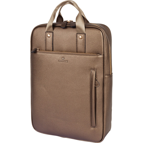 Sac a dos lady ordinateur 15,6 pouces coloris bronze