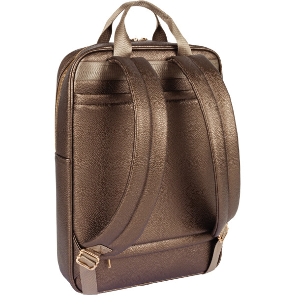 Sac a dos lady ordinateur 15,6 pouces coloris bronze