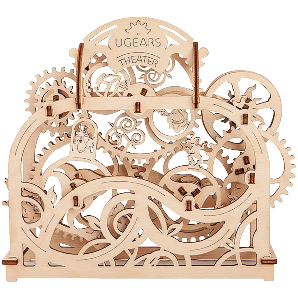 Maquette mécanique en bois, théâtre
