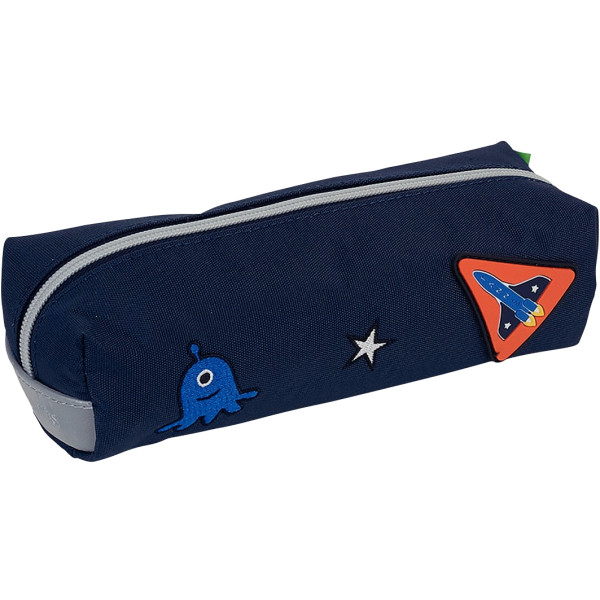 Trousse simple Elliott marine et stickers espace