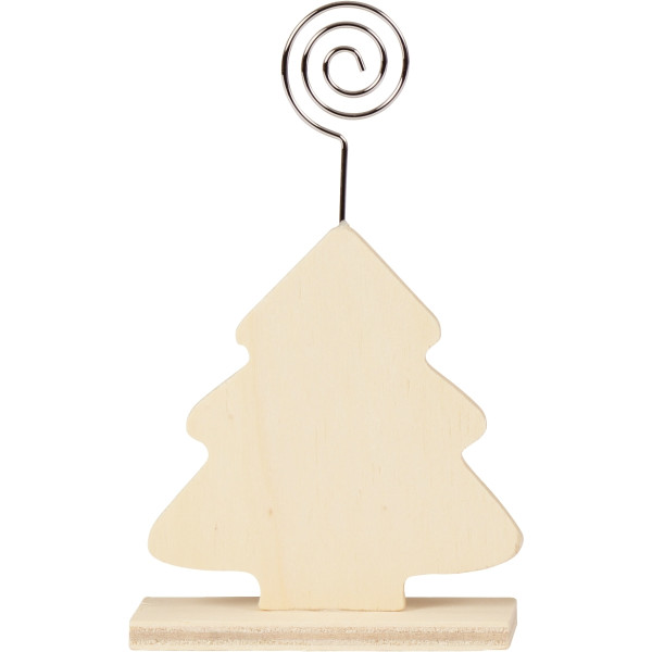Lot de 6 porte-photos sapin en bois