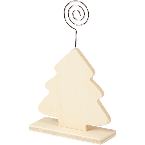 Lot de 6 porte-photos sapin en bois