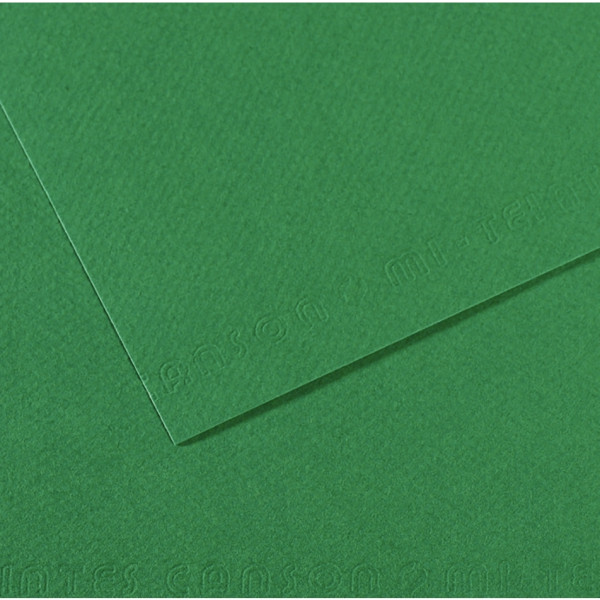 Feuille mi-teinte 50x65cm vert billard