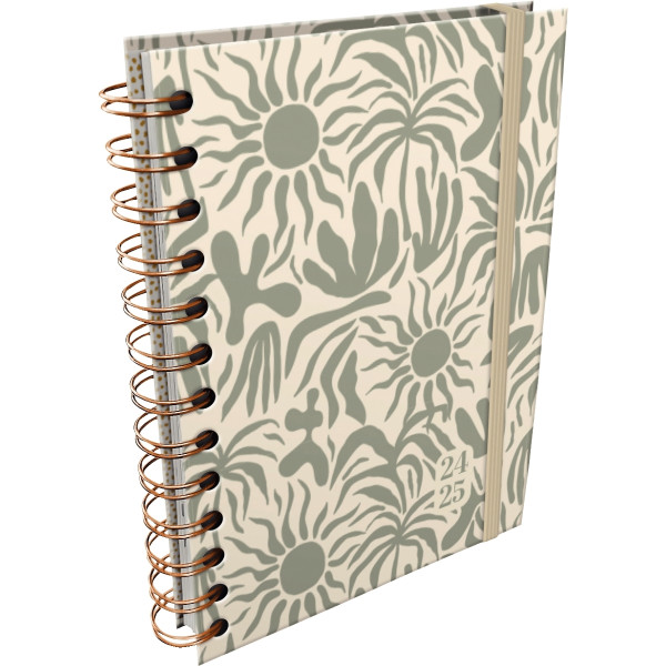 Agenda journalier 12,5x17,5 Vintage sun