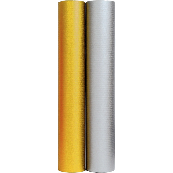 Rouleau de papier kraft 70g 3x0,70m argent