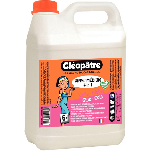 Bidon de colle 5L médium 4en1