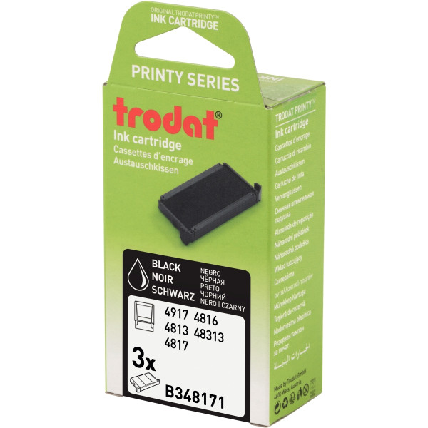 Blister de 3 recharges  6/4927 noir
