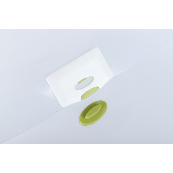 Valisette en polypropylène, dos 4 cm, incolore translucide