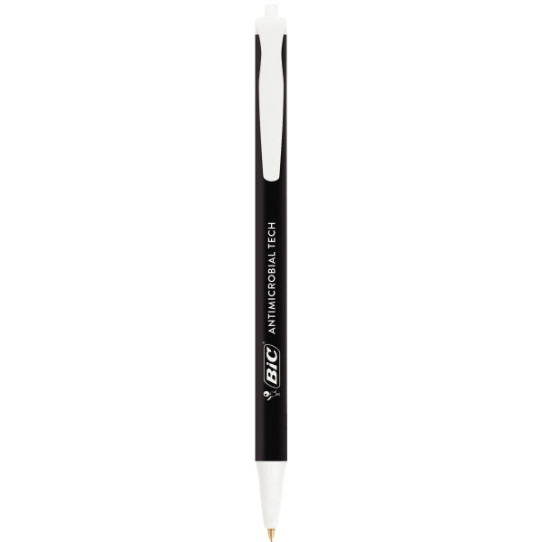 Stylo bille antimicrobial clic noir