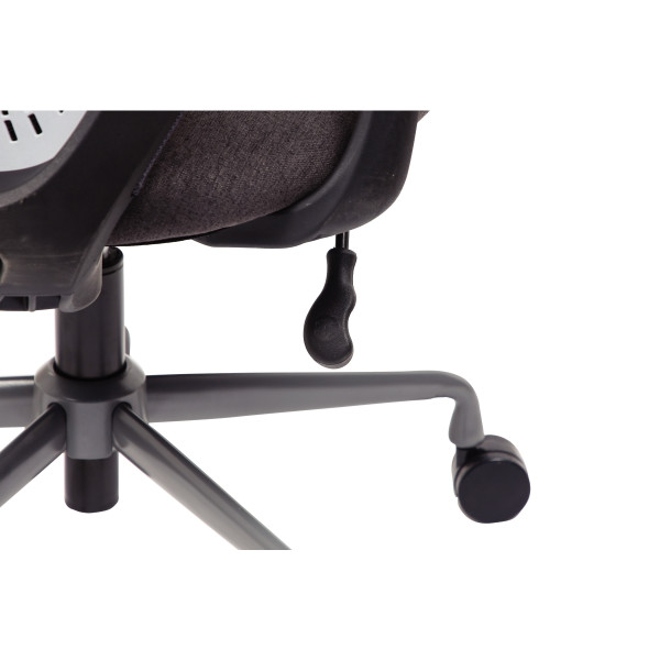 Siège ambiance Ekley structure noire/assise et résille gris foncé