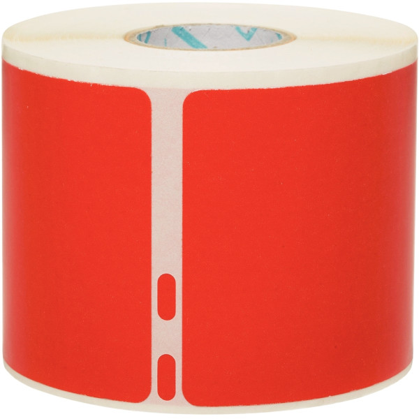 1 rouleau de 220 étiquettes expédition 54 x 101 mm noir et rouge