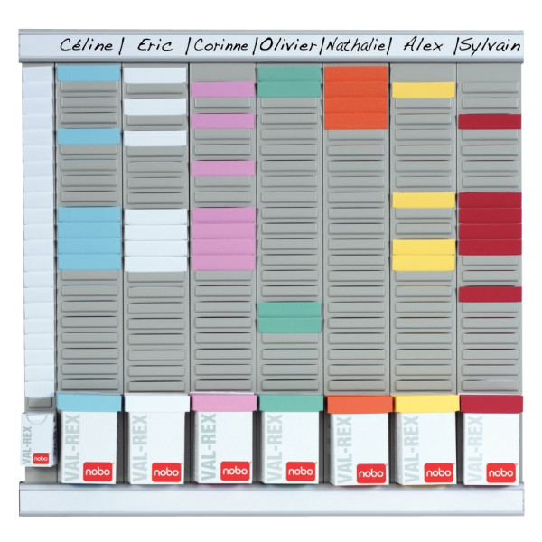 Paquet de 100 fiches planning indice 1,5 blanc