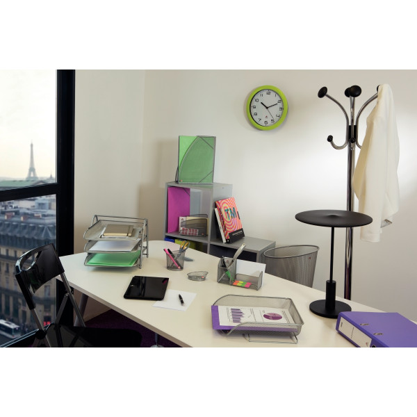 Horloge silencieuse diamètre 30cm vert anis