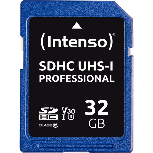 Carte mémoire Intenso SD UHS I Professionnel 32 GO