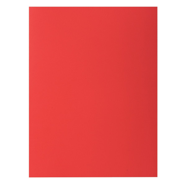 Paquet de 100 chemises 210g ROCK"S format 24x32 cm, rouge