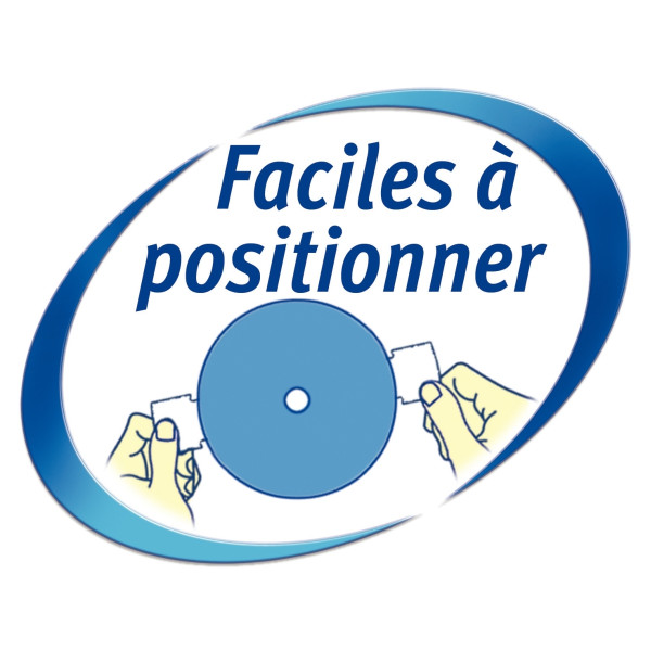 Pochette de 50 étiquettes laser pour CD et DVD