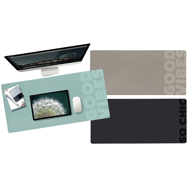 Sous-main 75x35 cm So Chic noir