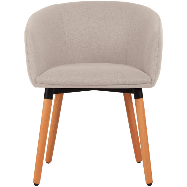 Fauteuil tissu Arco beige