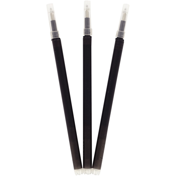 Étui de 3 recharges effaçable noire