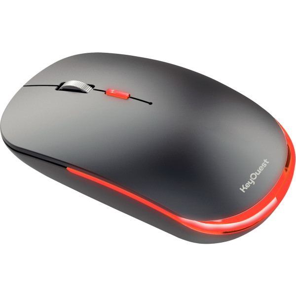 Souris sans fil hybride rechargeable KeyOuest couleur noir