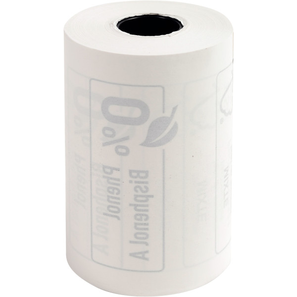 Paquet de 20 bobines thermiques format 57mm x 40 mm x 18m sans phénol