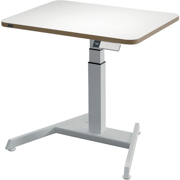 Bureau assis/debout électrique Ergo gris clair
