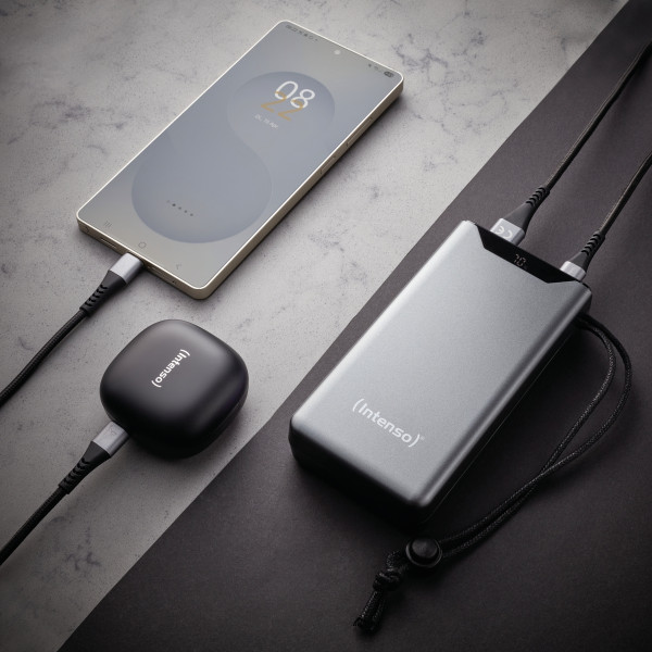Batterie de secours Intenso F20 000 mAh Gris