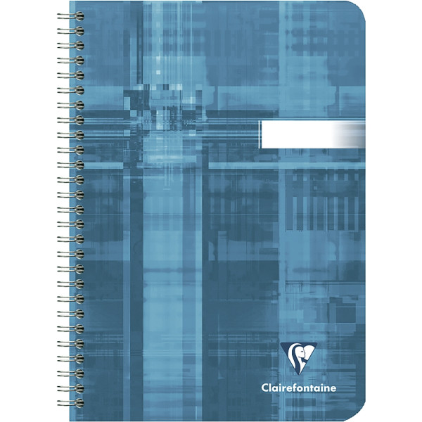 Cahier à reliure intégrale 100 pages CLAIREFONTAINE, format A5, quadrillé 5x5, papier 90g