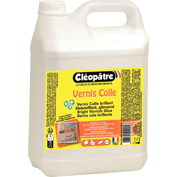 Bidon de 5Kg de vernis colle